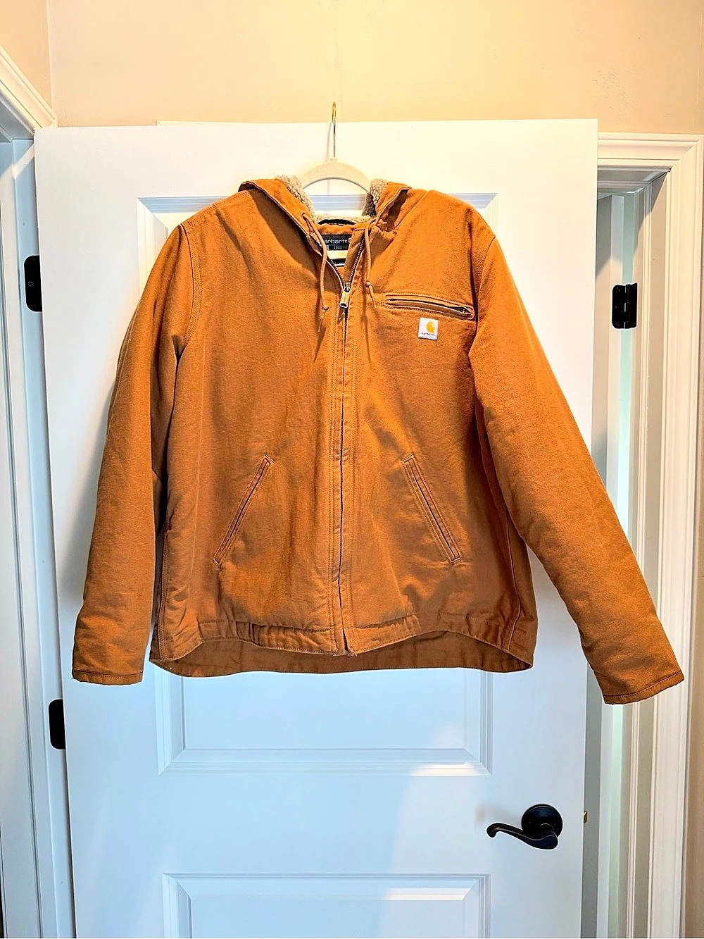 Carhartt Sandstone Sierra Jacket Sherpa-Lined Jacket